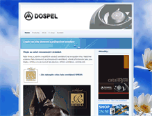 Tablet Screenshot of dospel.cz